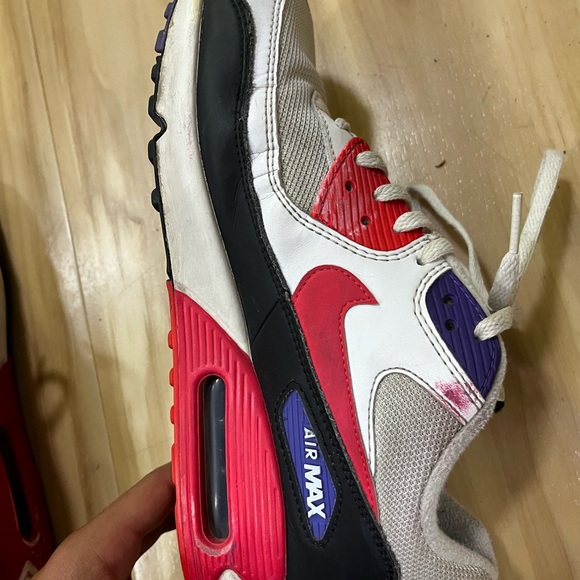 Nike air max 90’s raptors colorway size 8.5 - Picture 4 of 5